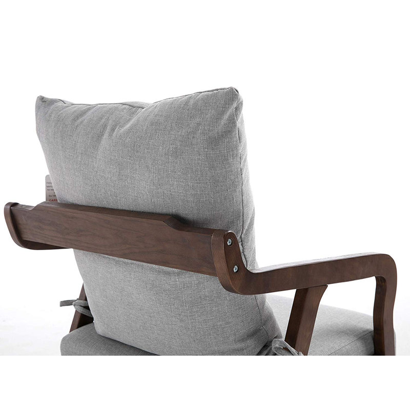 Huffman Upholstered Armchair, Grey