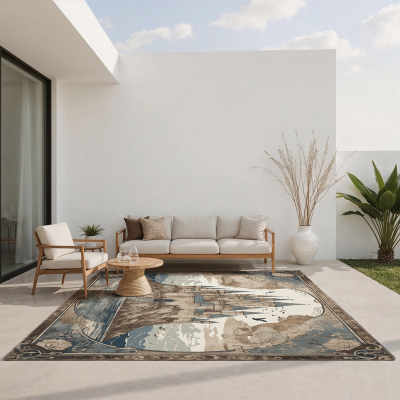 Tapis intérieur et extérieur Velvet Ramparts, Rectangle 1 pi 6 po x 2 pi 6 po