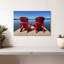 Chaises Adirondack rouges Mehar-108722635