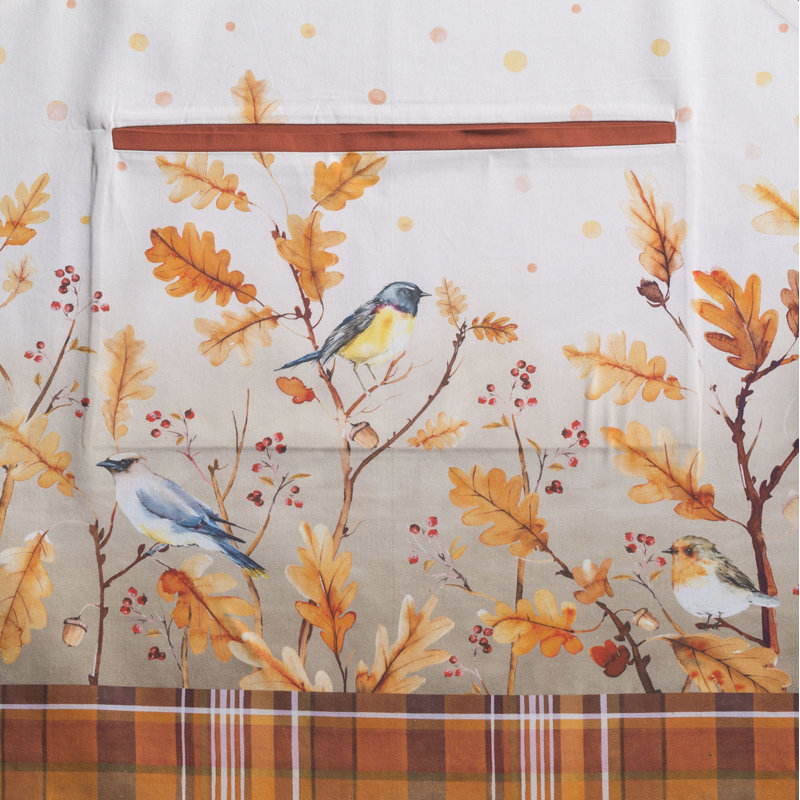 Floral Cotton Bib Apron