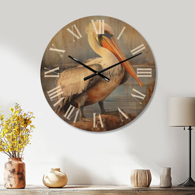 Horloge murale majestueuse Pelican Seabird III