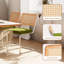 Chaise d'appoint rembourrée en velours Amyris-587093979-599059443