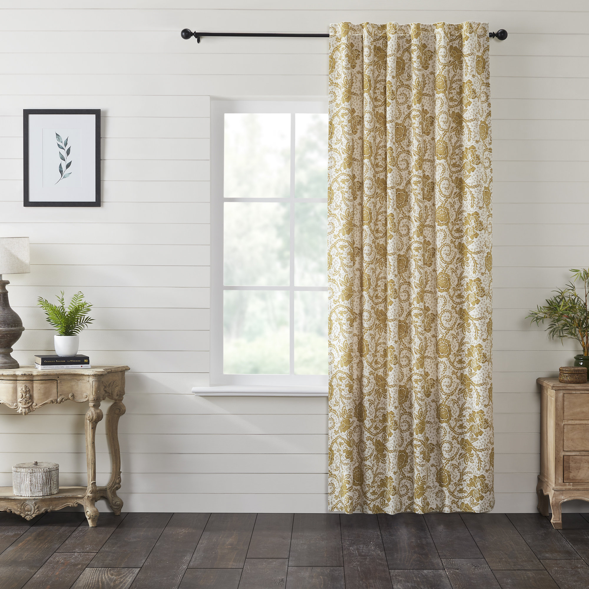 Room Darkening 100% Cotton Curtain, 50" W x 96" L