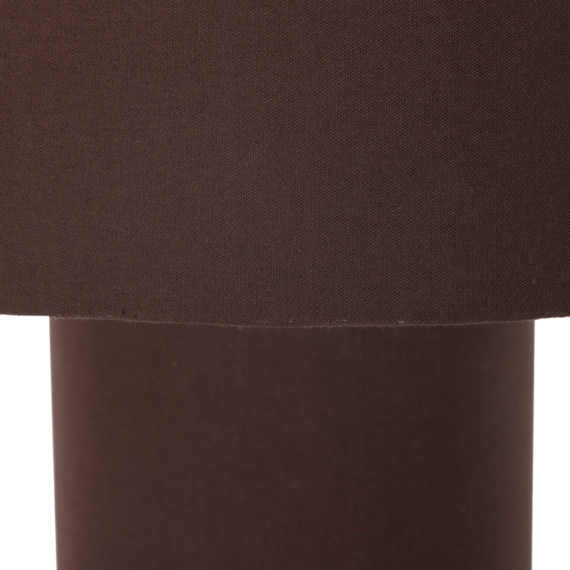 HENSLEY Floor Lamp, Deep Plum, Antique Brass Iron