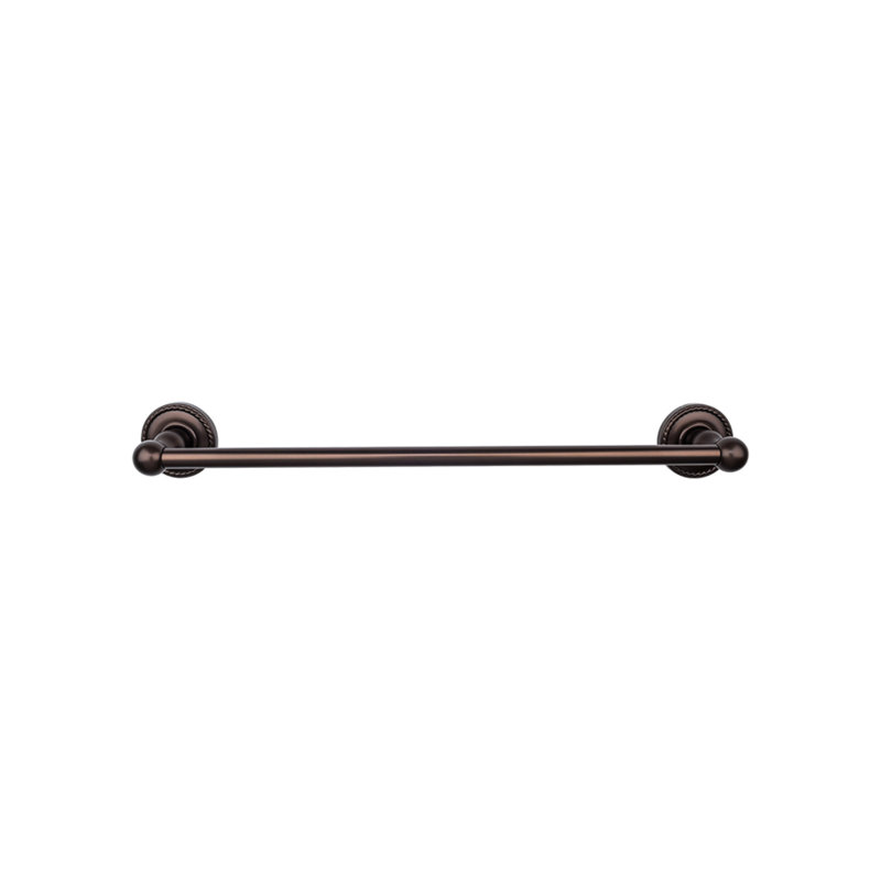Edwardian Bath Single 26 1/2" Wall Mounted  Towel Bar, Oiled Rubbed Bronze