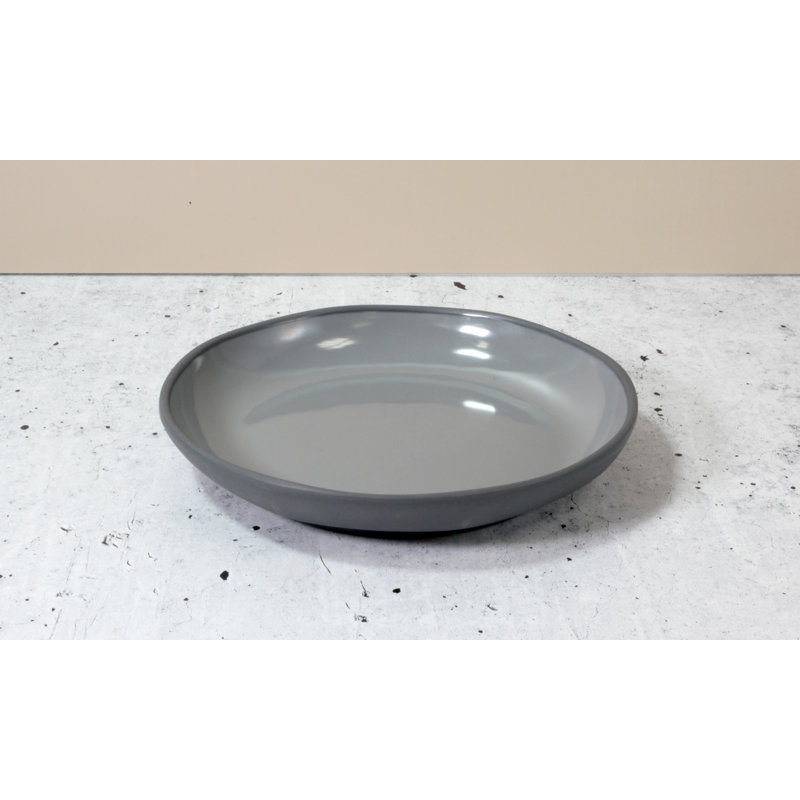 Marl 28cm Melamine Dinner Plate, Grey