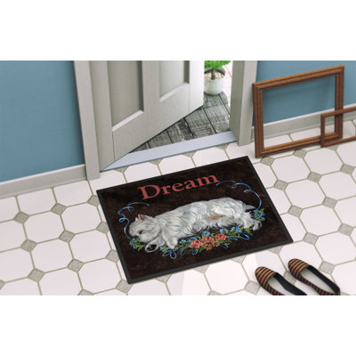 Tapis intérieur ou extérieur Westie A Winter's Night 24X36 PPP3276JMAT_Dog