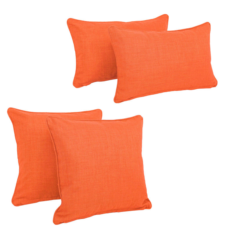 Outdoor Throw Pillow, Tangerine Dream
