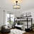 20" Modern Ceiling Fan with Light Kit and Remote Control