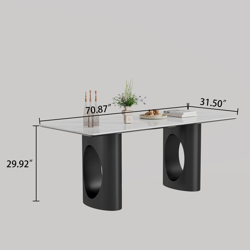 5-Piece Glass Top Dining Table Sets, Black, Black