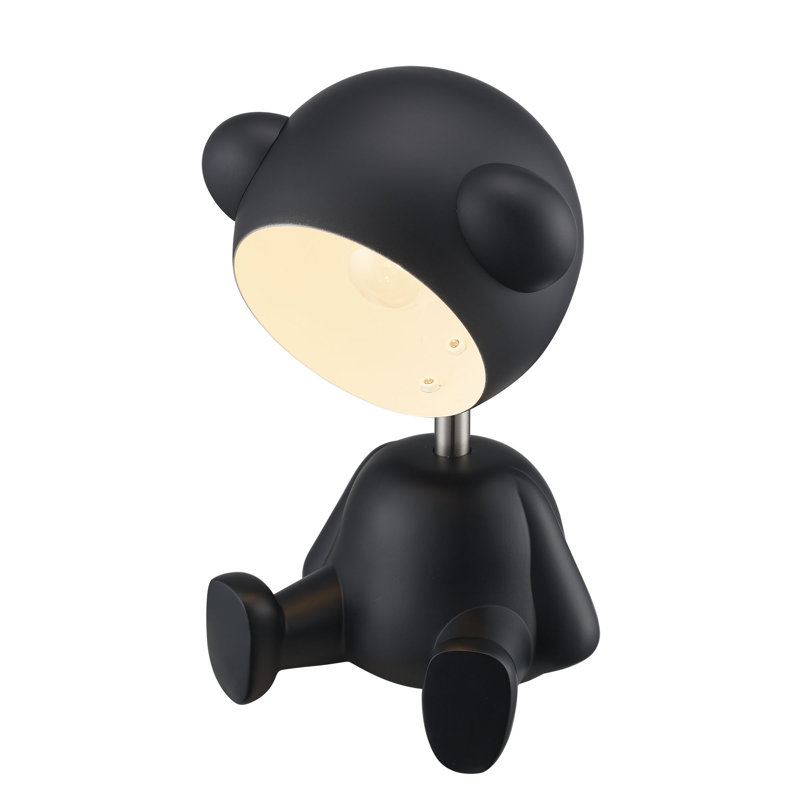 Lampe ours à 1 lumière Lidiea, Noir