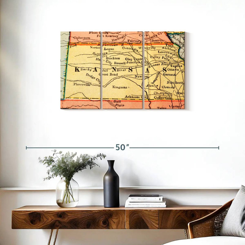 Old Style Kansas Amriel, 20" H x 33" W