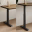 Bureau en bois massif à hauteur réglable et surface de travail-2129239202