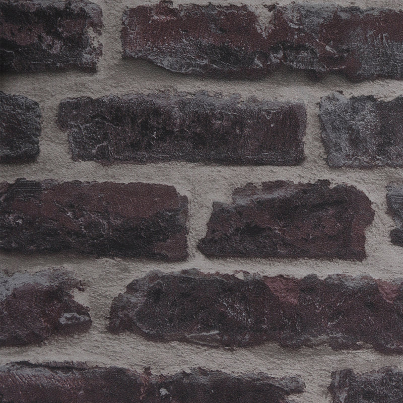 Transform Brick Vinyl Peel & Stick Wallpaper Double Roll, Red