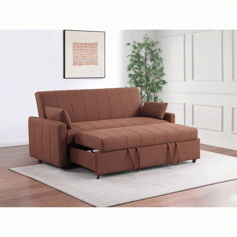 Westwind Copper Upholstered Sleeper Sofa Bed