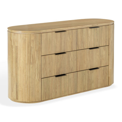 60" Fluted Double Dresser