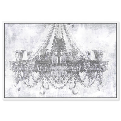 Diamants argentés - Impression sur toile