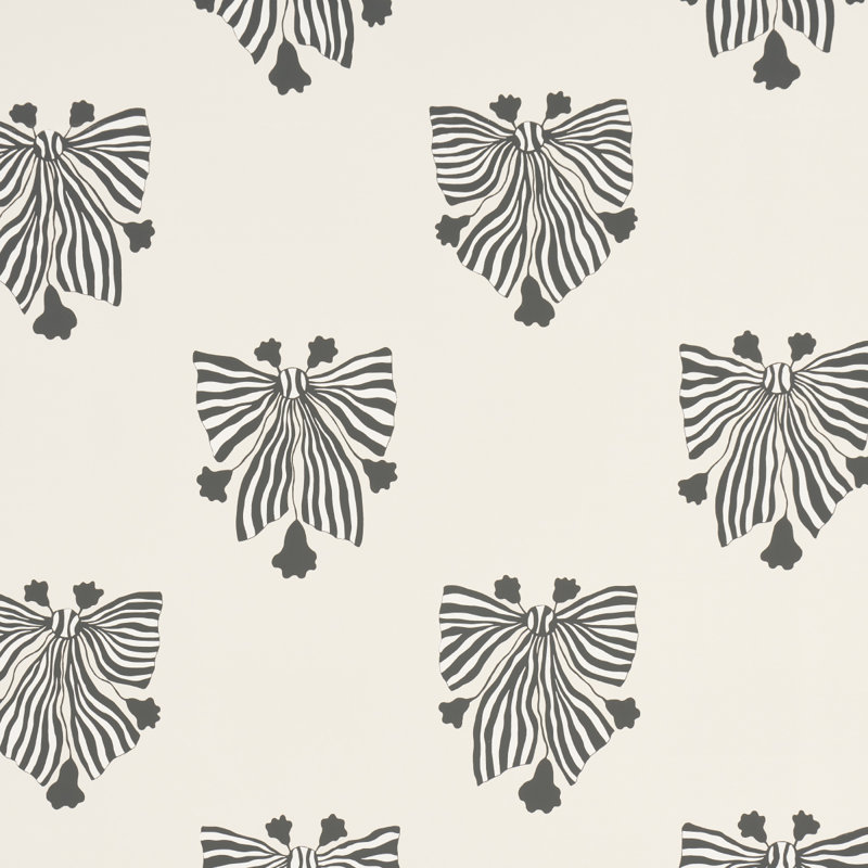 Papier peint Schumacher X Marian Mcevoy Bow-Wow-Wow, Crème