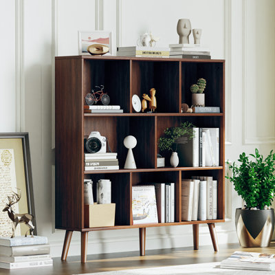 Jaen Solid and Manufactured Wood Cube Bookcase