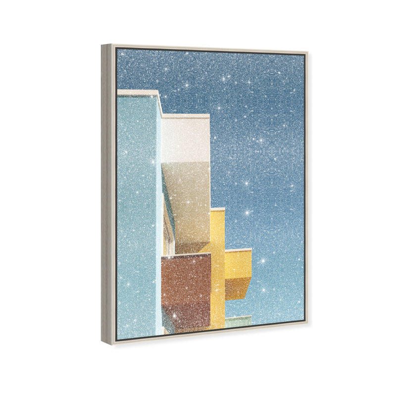 Orthogonal Sky View Print by Oliver Gal, 11"H x 16"W, Silver Floater Frame