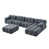 Tissu gris est en rupture de stock