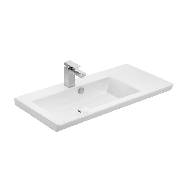 Joy 33.3" Wall Mount/Drop-In Bathroom Sink