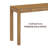  Flow Modern Wooden Rectangle Console Table with Hidden Drawer – Waterproof & Heat Resistant-783321908
