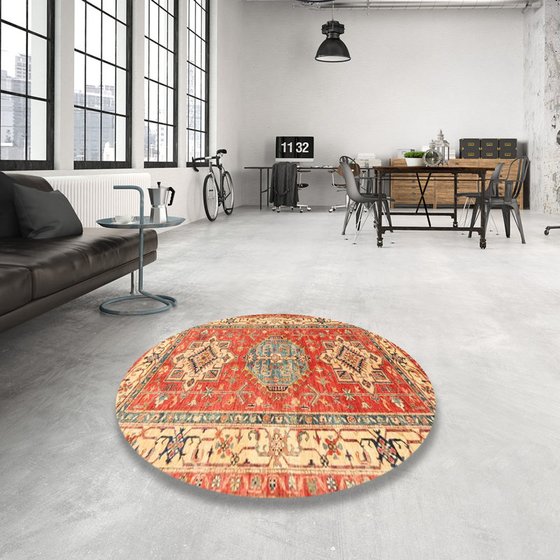 Slavica Oriental Indoor Rug, Round 5'