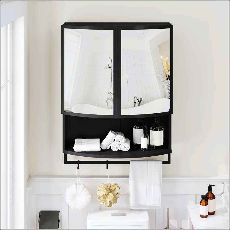 Armoire 23,62 po, Noir