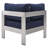 Shore Sunbrella Outdoor Patio Aluminum 6 Piece Sectional Sofa Set-1680615179