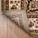 Denzel  Medallion Kashan Green Traditional Rug