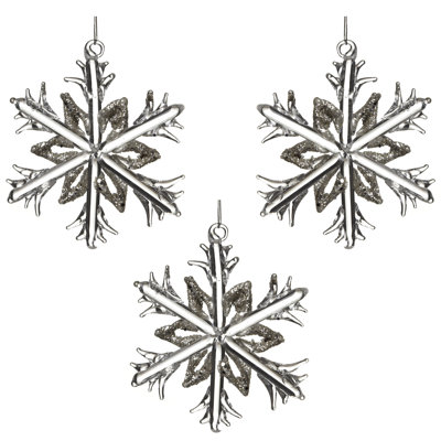 7cm Glass Astrology & Stars Holiday Shaped Ornament