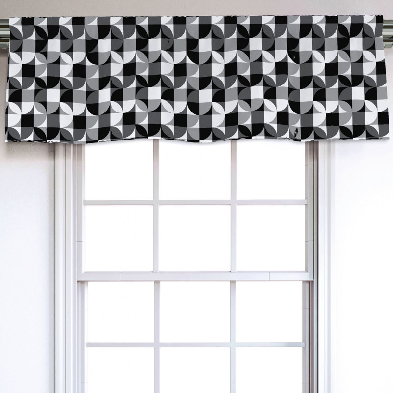 Sateen Ruffled Window Valance