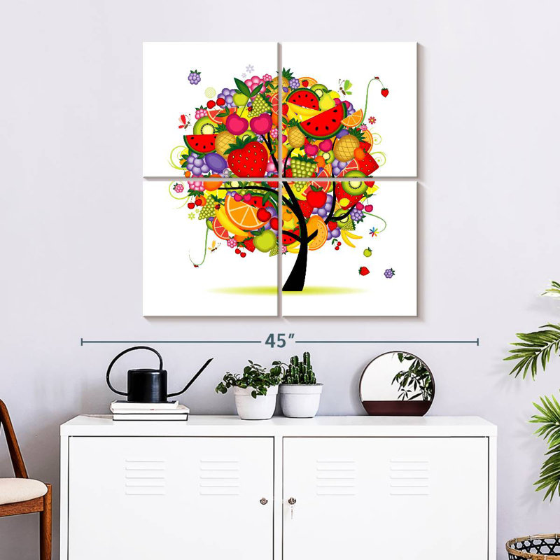 Harnek arbre de fruits abondants, H 32 po x l 32 po