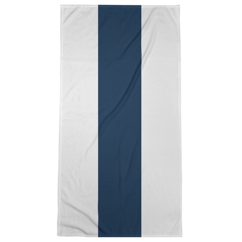 Microfiber Bath Towel, Tennessee Red Football White/Blue