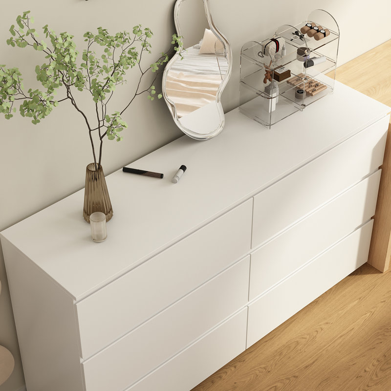 Anastasiya 59'' W 6 - Drawer Dresser, White