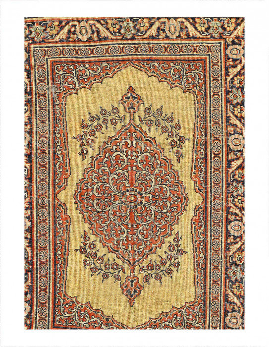 Rust Antique Tabriz 2'X 2'8"