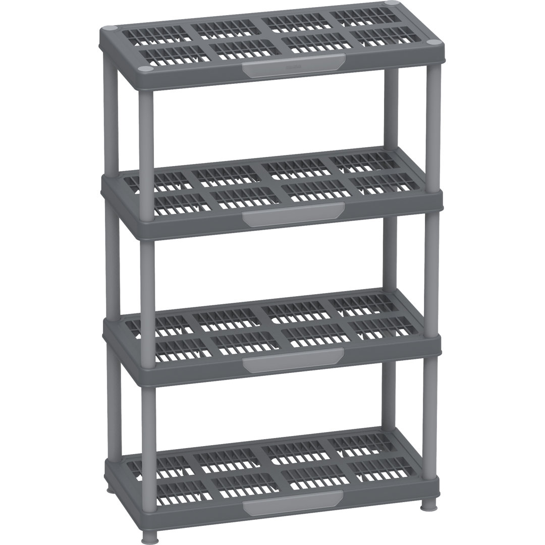 35.4'' W Plastic Shelving Unit Duramax Building Products