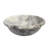 16" Badal Grey Marble Vessel Sink – Round Natural Stone Bathroom Sink (5.75" H)