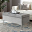 Velvet Tufted Rectangle Solid Colour Ottoman with Storage-1038660764