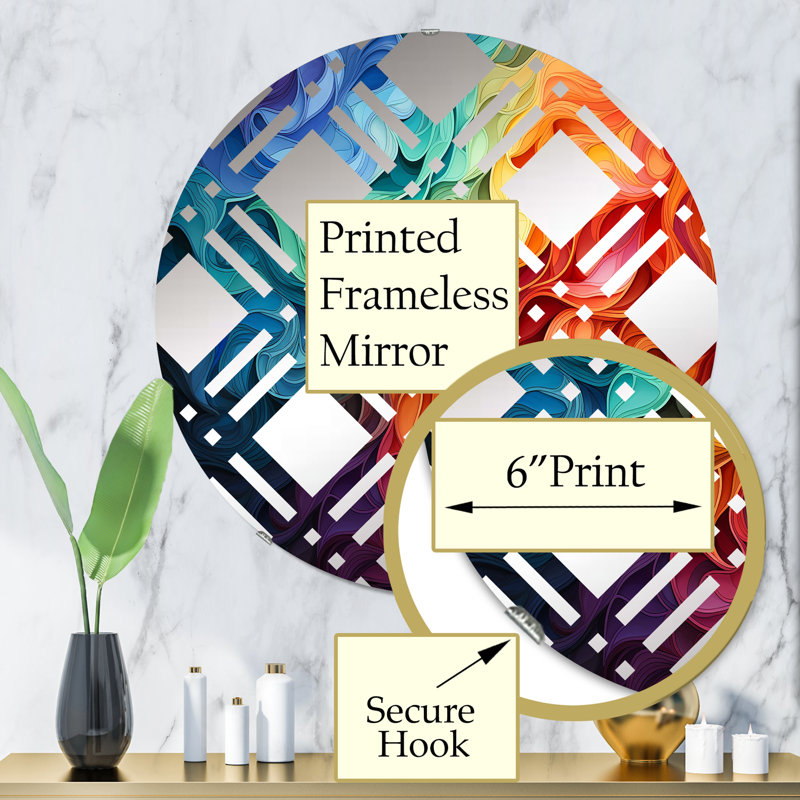 Circle Mirror, 31.4" x 31.4"