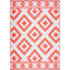 Tapis orange intérieur / extérieur Helis Southwestern-713051063