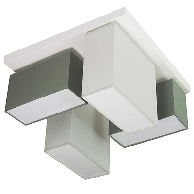 Eris Fabric Semi Flush Mount
