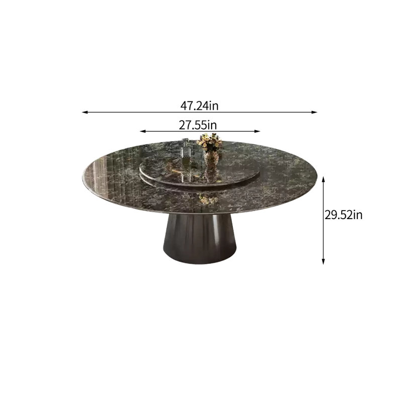 Table de salle à manger Simple Modern, H 29,51 po x L 47,24 po x l 47,24 po