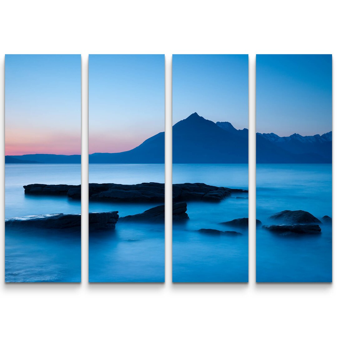 4-tlg. Leinwandbilder-Set Elgol Beach Isle of Skye - Schottland