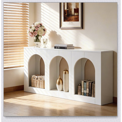 Stylish Arches Side Table,Entryway Table,Stable Console Table