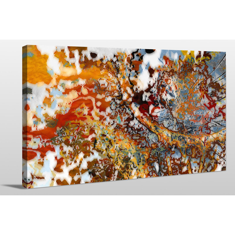 Reproduction sur toile tendue «The Evidence of our pensé», H 18 po x l 30 po x P 1 po, Toile tendue