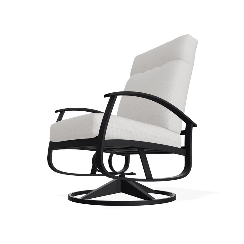 Belle Isle Outdoor Lounge Chair, Black, Black 5D Sunbrella®