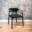 Chaises de salle à manger rembourrées avec pieds en métal Gregory-1046068997