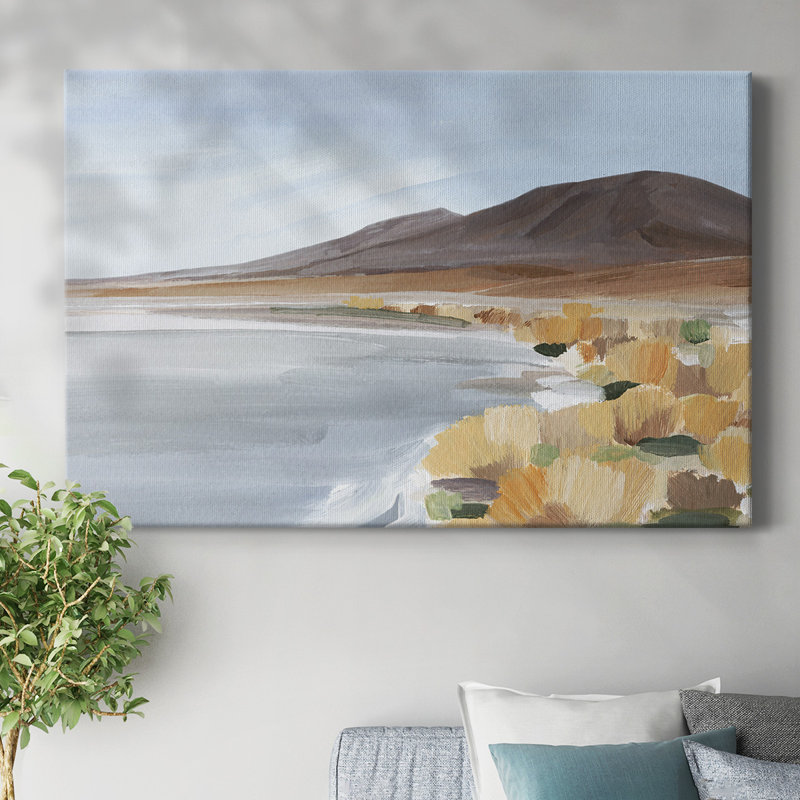 Desert Oasis Study I-Gallery Wrapped Canvas, 40" H x 60" W